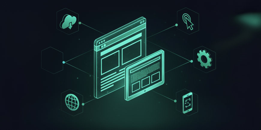 Custom landing pages & websites development showcase